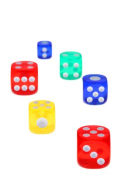 Gambling dices clipart