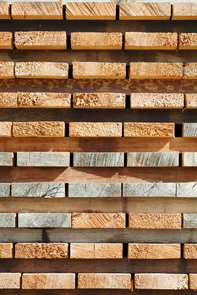 Stack of lumber — Stock Photo, Image