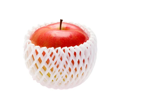 Apfel im Netz — Stockfoto