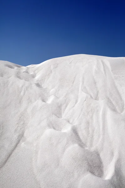 Tumulo di sabbia bianca — Foto Stock