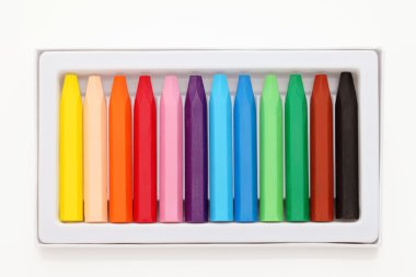 Colorful crayons clipart