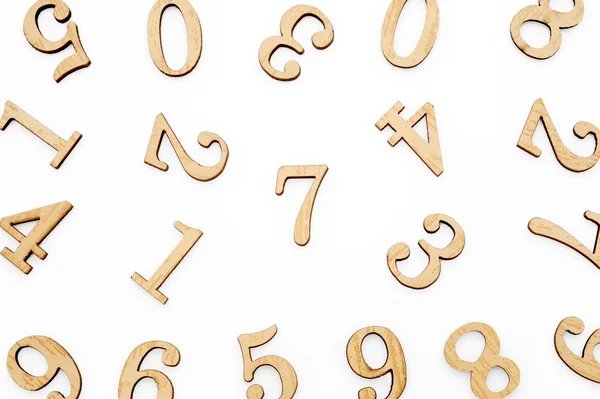 Wooden number — Stock Photo, Image