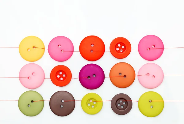 Цветные кнопки — стоковое фото