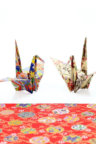 Origami uccelli — Foto Stock