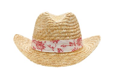 Straw hat clipart