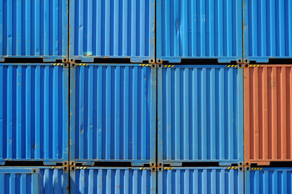 Cargo container, background