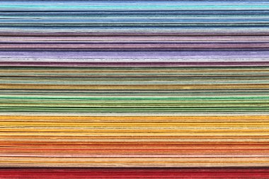 Stack of colorful paper clipart