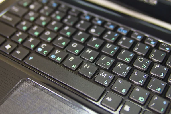 Ноутбуковая клавиатура — стоковое фото