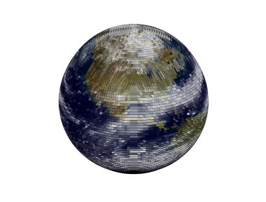 kafes ile 3D dünya