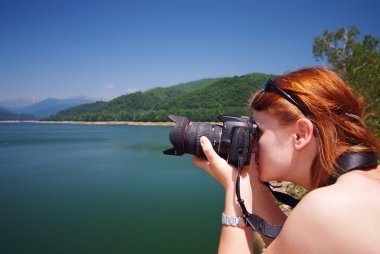 Fotoğrafçı iş başında