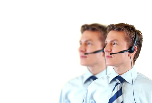 Male customer support service — Stock Photo, Image