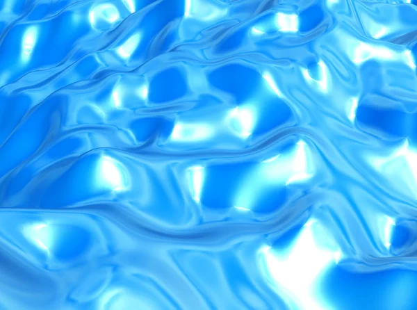Blue metallic silk cloth — Stok fotoğraf