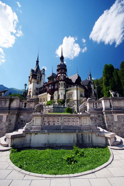 stock image Peles castle in Predeal,Romania