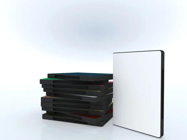 DVD cases , software presentation — Stock Photo, Image