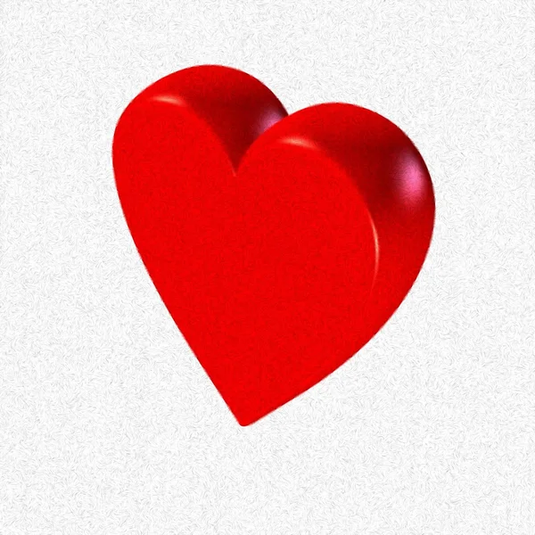 Coração 3D — Fotografia de Stock