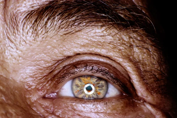 Old man eye — Stock Photo, Image