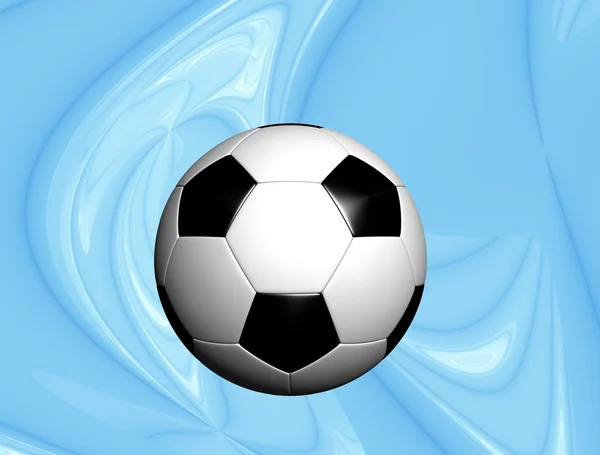 Футбольный мяч на абстрактном фоне — стоковое фото