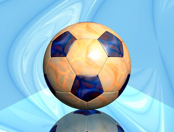 stock image Football ball with abstract background