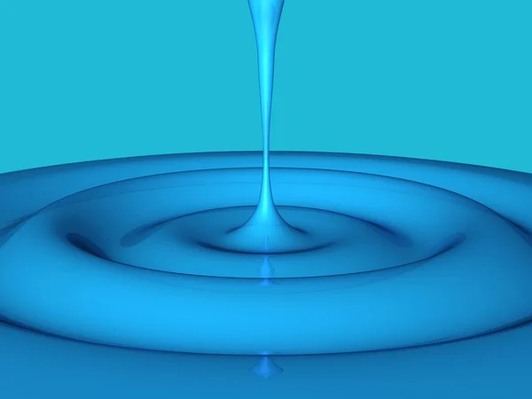 Капля воды близко — стоковое фото