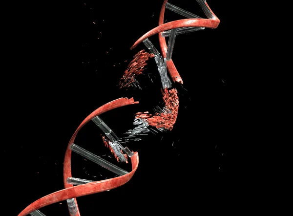 Cadeia de DNA com caminho de recorte Imagens De Bancos De Imagens