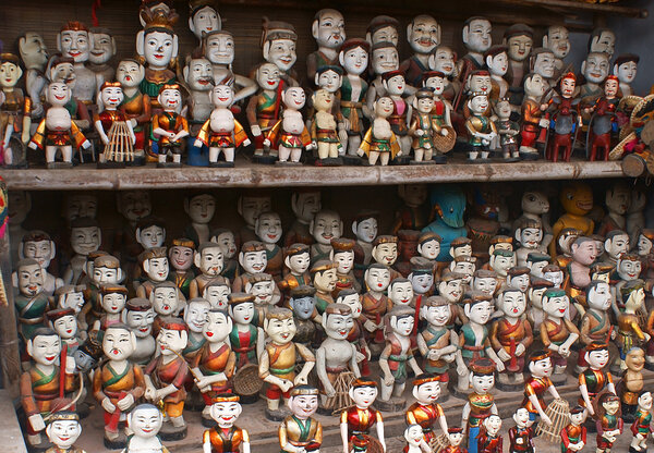 Vietnamese traditional dolls.
