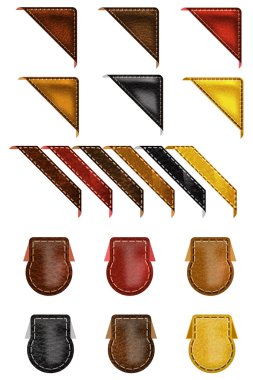 Leather Web Angle Corners clipart