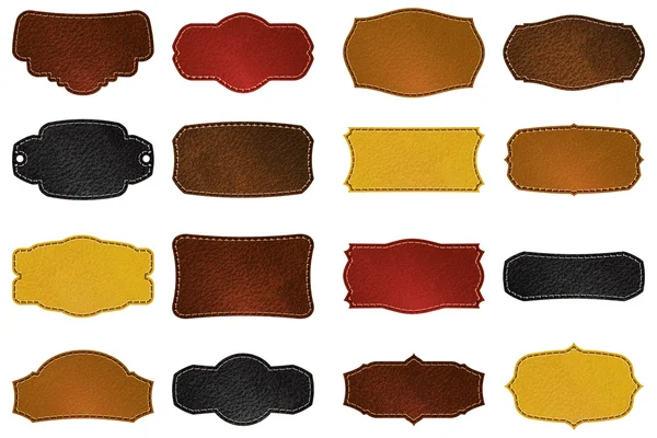 Leather Set Of Frames — Stok Vektör