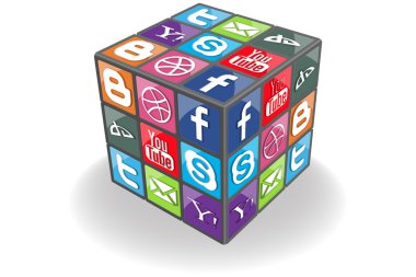 Social Rubic Cube clipart