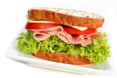 Ham Sandwich clipart