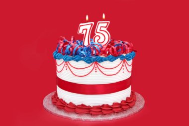 75th Cake clipart
