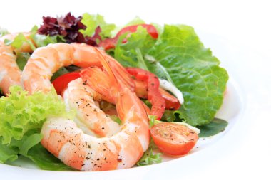 Prawn Salad clipart