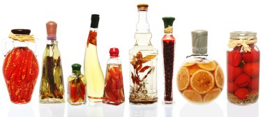 Oil Infusions and Preserves clipart