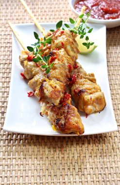 Chicken Skewers clipart