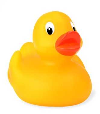 Rubber Duck with Path clipart