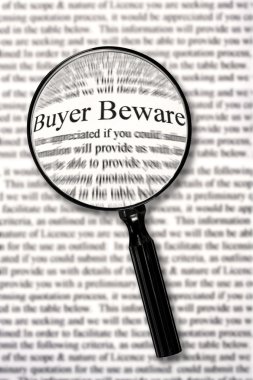 Buyer Beware clipart