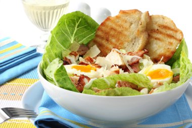 Chicken Caesar Salad clipart