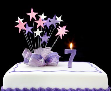 Number 7 Cake clipart