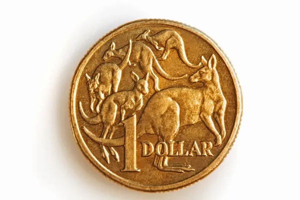 Australische één dollar munt — Stockfoto
