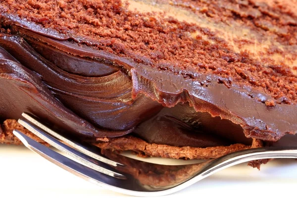 Мммм- шоколадный торт — стоковое фото