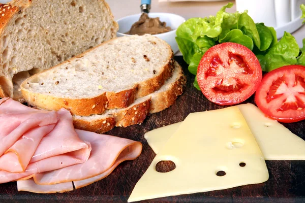 Sandwich bevestigingen — Stockfoto