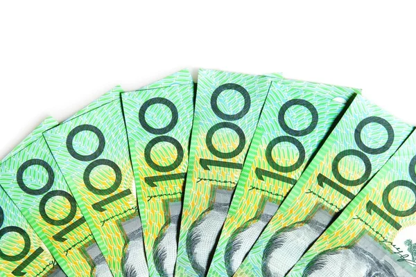 Australian One Hundred Dollar bills — Stock Photo, Image