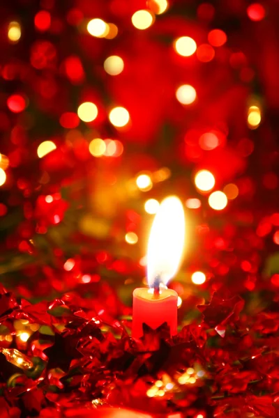 Vánoční svíčka — Stock fotografie