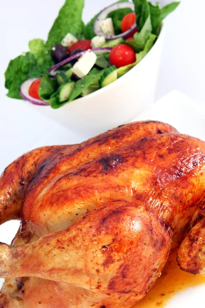 Chicken and Salad — Stock Photo, Image