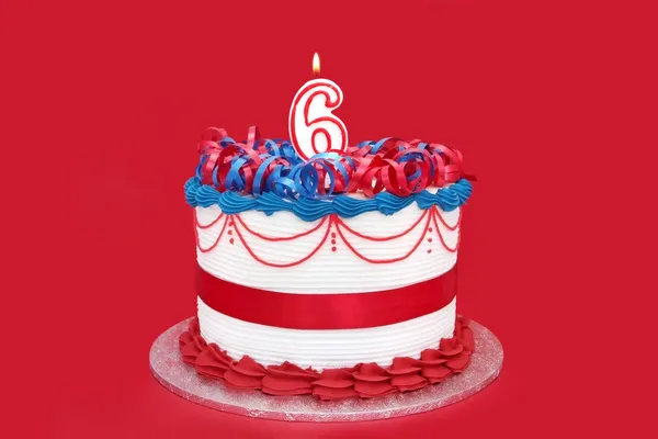 Altı numaralı pasta — Stok fotoğraf