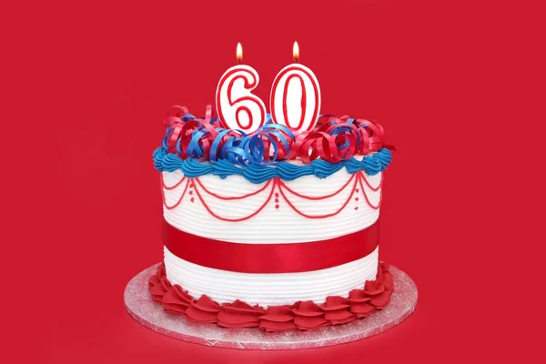 60 tårta — Stockfoto