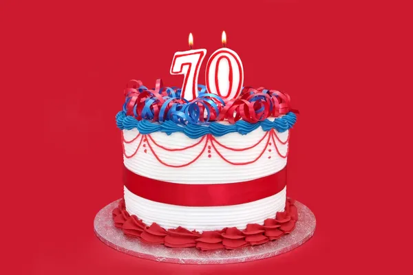 70esima torta — Foto Stock