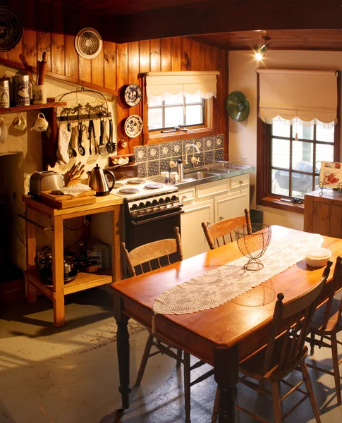 Country Cottage Kitchen — Stock Photo, Image