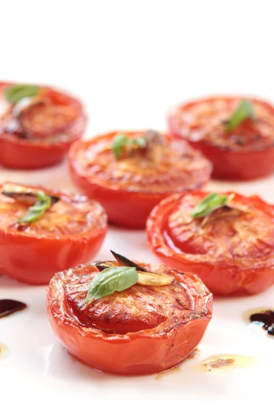 Långsamt rostade tomater — Stockfoto