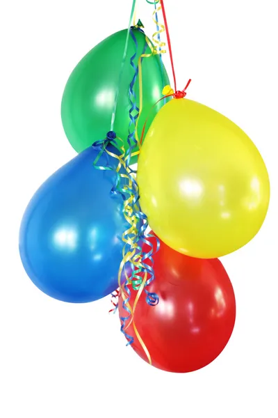 Balony i wstążki — Zdjęcie stockowe