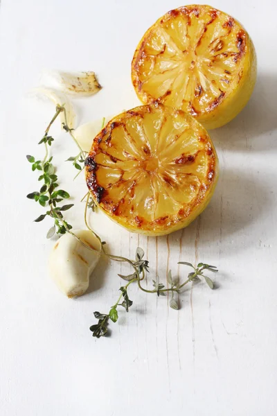 Lemon Garlic and Thyme — Stock Photo, Image
